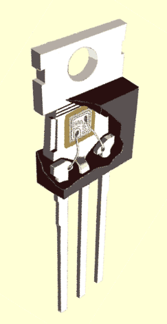 An inside look of a PNP transistor (TO-92 package) : r/electronics